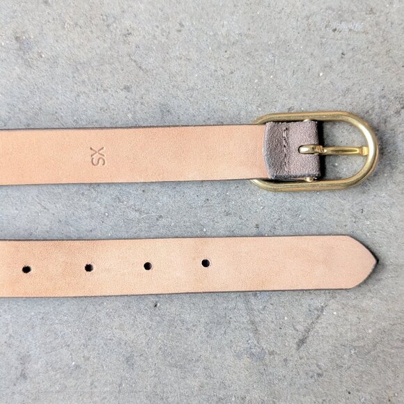 J. Crew Suede Belt in Zinc Brown size XS - Picture 3 of 6
